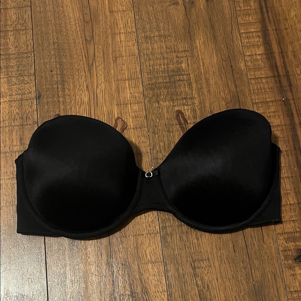 Vanity Fair Black Strapless Bra